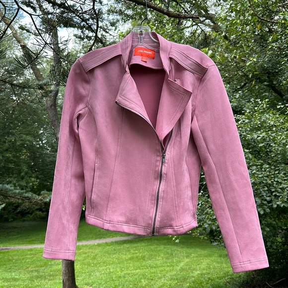 Joe Fresh from Canada- Pink Vegan Suede Jacket - Picture 1 of 5